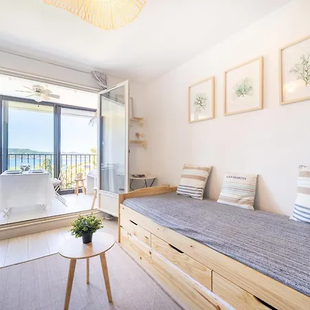 Vue Spectaculaire, Beau T3, 6 Pers, Piscine Parking Nyaraló Saint-Mandrier-sur-Mer