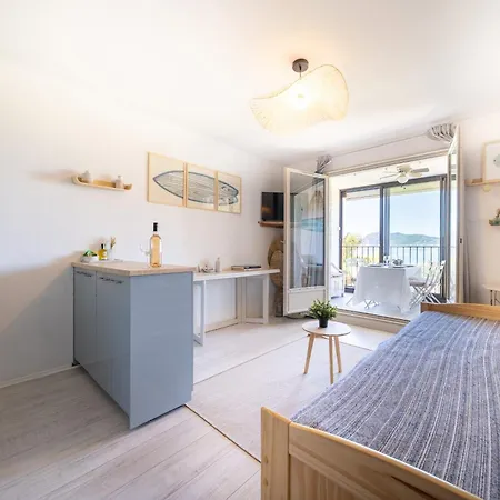 펜션 Vue Spectaculaire, Beau T3, 6 Pers, Piscine Parking 생 망드리에 쉬르 메르