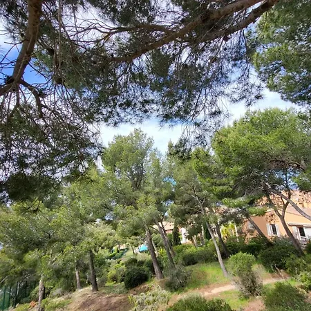 Vue Spectaculaire, Beau T3, 6 Pers, Piscine Parking Tatil Evi Saint-Mandrier-sur-Mer