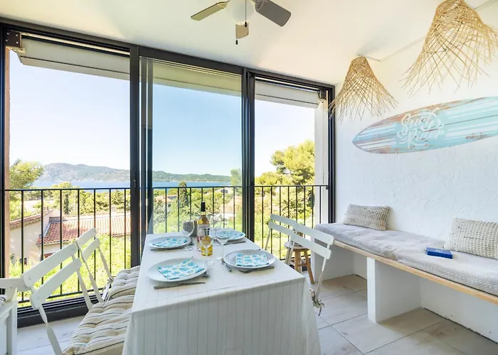 Vue Spectaculaire, Beau T3, 6 Pers, Piscine Parking Tatil Evi